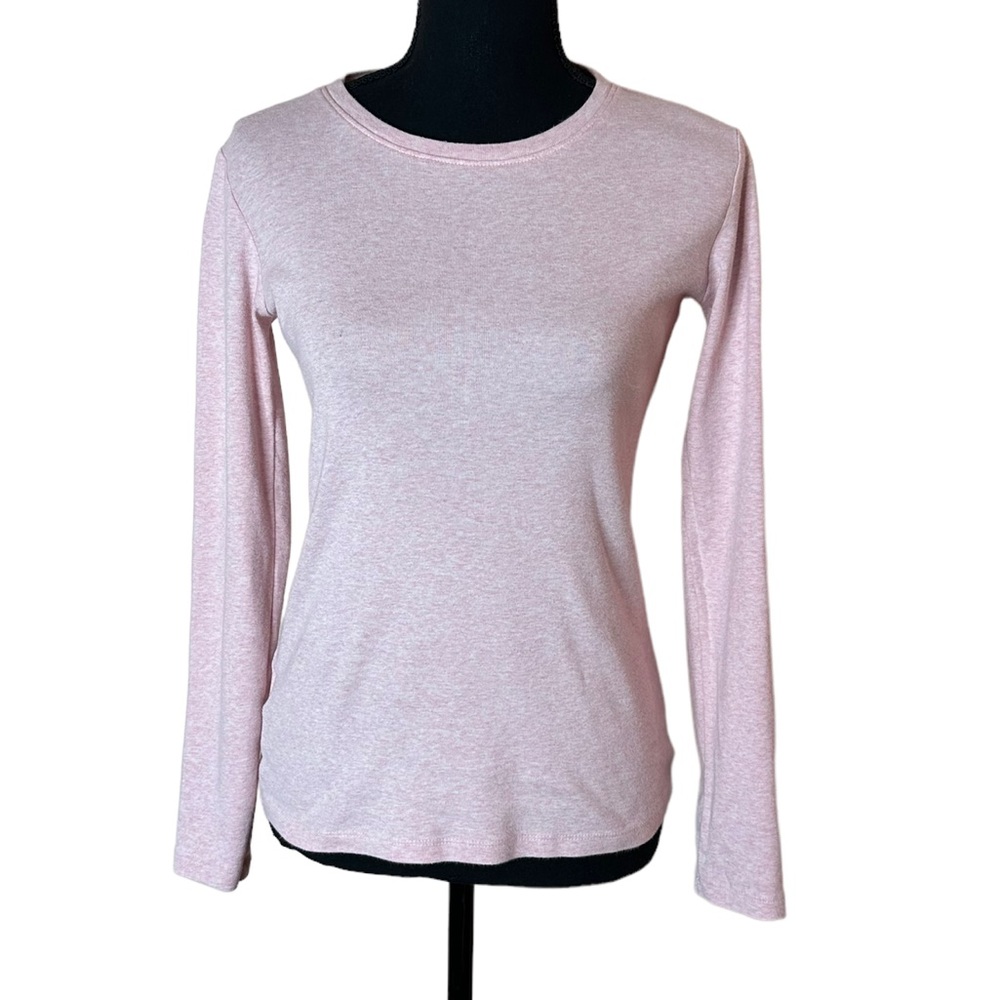 EDDIE BAUER Long Sleeve Warm Tee 100% Cotton Size SMALL